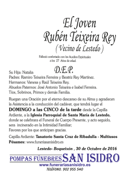 Rubén Teixeira Rey 30-10-2016 Lestedo