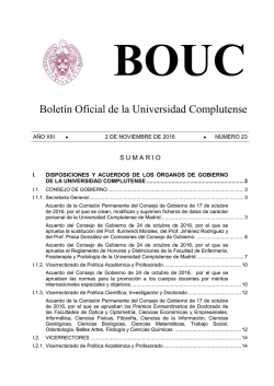 Boletín Oficial de la Universidad Complutense