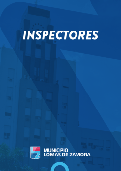 inspectores - Municipio de Lomas de Zamora