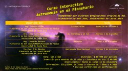 Curso Astronomía en el Planetario