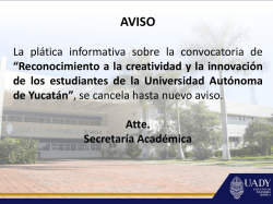 Presentación de PowerPoint - Universidad Autónoma de Yucatán