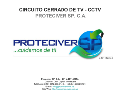 CCTV - PROTECIVER SP, C.A.