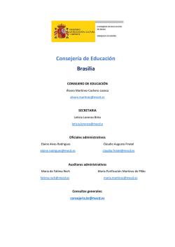 Consejería de Educación Brasilia