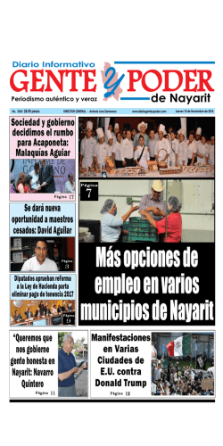 de Nayarit - Gente y Poder