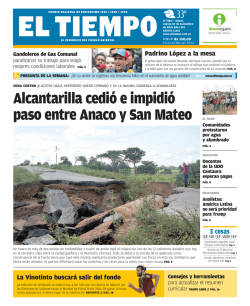 Alcantarilla cedi&oacute; e impidi&oacute; paso entre Anaco y San Mateo