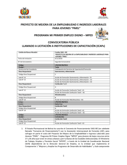 proyecto de mejora de la empleabilidad e ingresos laborales para