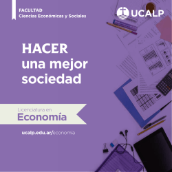 Economía - Universidad Católica de La Plata