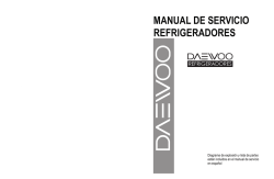 MANUAL DE SERVICIO REFRIGERADORES