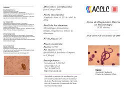 Fecha inscripción - ACCLC / Associació Catalana de Ciències de