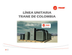 LÍNEA UNITARIA TRANE DE COLOMBIA