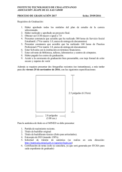 documentos solicitados - Instituto Tecnológico de Chalatenango
