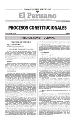 tribunal constitucional - Peruana