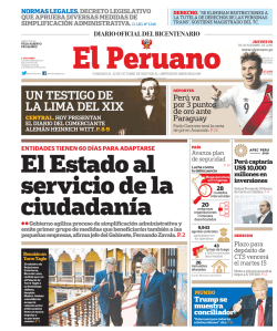 El Estado al servicio de la ciudadan&iacute;a - Peruana