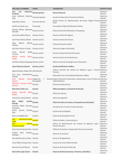 APELLIDOS y NOMBRES CARGO