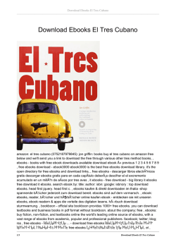 Ebooks El Tres Cubano