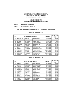 especifica - Universidad Pedag&oacute;gica Nacional