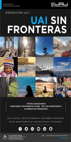 fotos ganadoras concurso fotográfico 2016 “uai sin fronteras”