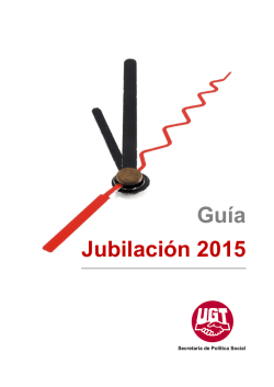 guía jubilación 2015 UGT