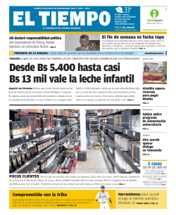 Desde Bs 5.400 hasta casi Bs 13 mil vale la leche infantil