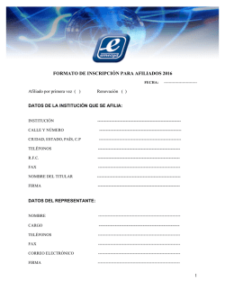formato de inscripción para afiliados 2016 - educontinua