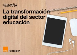 La transformación digital del sector educación