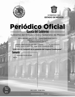 Edicto. - Gobierno del Estado de México