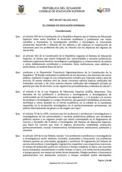 república del ecuador - Universidad Técnica del Norte / UniPortal