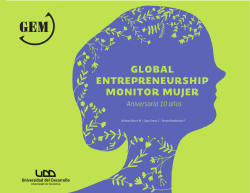 Global Entrepreneurship Monitor (GEM) Mujer Aniversario 10 años