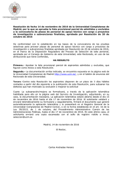 Resolución parcial - Universidad Complutense de Madrid