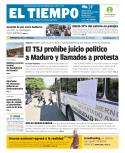 El TSJ proh&iacute;be juicio pol&iacute;tico a Maduro y llamados a