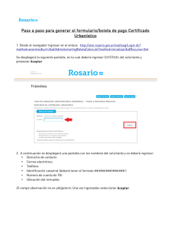 Paso a paso para generar el formulario/boleta de pago Certificado