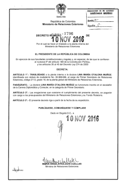 decreto 1796 del 10 de noviembre de 2016