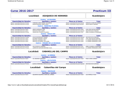 Listado definitivo asignaci&oacute;n de plazas y centros