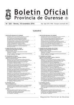 provincia de ourense - BOP - Ourense