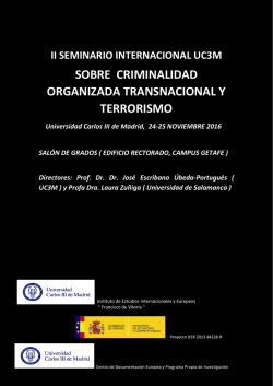 sobre criminalidad organizada transnacional y terrorismo