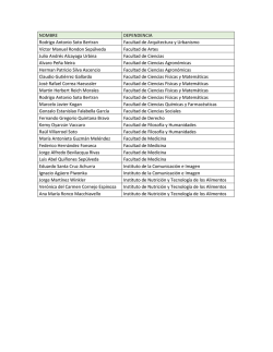 Listado de Profesores Titulares 2016
