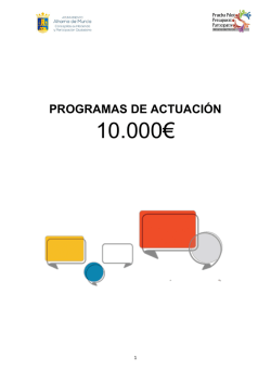 Programas de actuación - Ayuntamiento de Alhama de Murcia