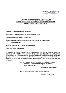 Descargar Licitaci&oacute;n o Llamado