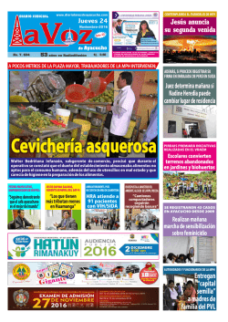 jueves 24 de noviembre de 2016
