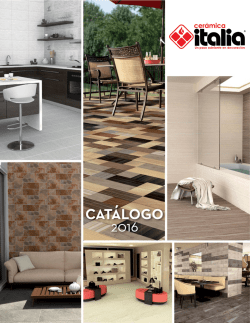 Catálogo - Cerámica Italia