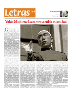 Yukio Mishima: La controvertible mismidad