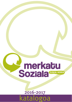 Catálogo del Mercado Social 2016-2017