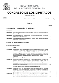 boletín oficial de las cortes generales