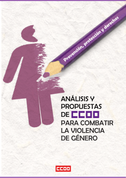 Propuestas de CCOO para combatir la violencia de género