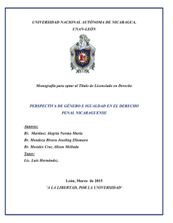 UNIVERSIDAD NACIONAL AUT&Oacute;NOMA DE NICARAGUA, UNAN