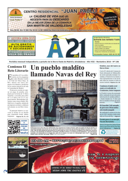 PDF, 17.71MB - A21 Periódico Gratuito Sierra Oeste de Madrid