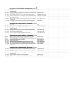 Horarios PDF TRABAJOS LIBRES, CARTELES, CASOS