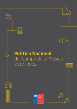 Política Nacional del Campo de la Música 2017-2022