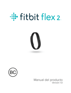 Manual del usuario de Fitbit Flex