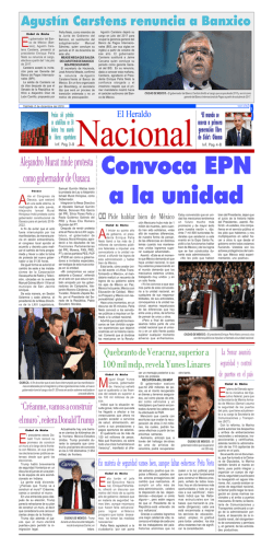NACIONAL 1 de diciembre.p65 - El Heraldo de San Luis Potosi